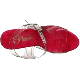 R�d 20 cm FLAMINGO-808T Akryl Plateau H�jh�lede Sandaler