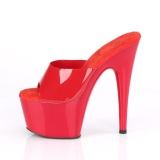 R�d Jelly-Like 18 cm ADORE-701N h�jh�lede mules - pole dance mules