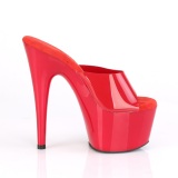 R�d Jelly-Like 18 cm ADORE-701N h�jh�lede mules - pole dance mules