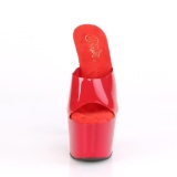 R�d Jelly-Like 18 cm ADORE-701N h�jh�lede mules - pole dance mules
