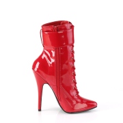 R�d Lak 15 cm DOMINA-1023 Dame Ankelst�vler til M�nd