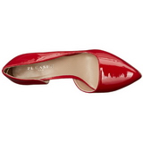 Rød Lakeret 13 cm AMUSE-22 klassisk pumps sko til damer