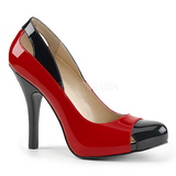 Rød Laklæder 12,5 cm EVE-07 store størrelser pumps sko