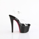 R�de 18 cm SKY-308CRS plateau h�je h�le med strass sten
