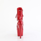 Rde glitter 18 cm kvinder hjhlede boots plateau