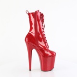 Rde glitter 20 cm kvinder hjhlede boots plateau
