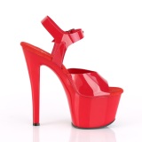 R�de h�je h�le 18 cm SKY-308N JELLY-LIKE str�k materiale plateau h�je h�le