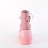 Rosa suede 11,5 cm SHAKER-52 demoniacult alternativ kilehl boots plateau