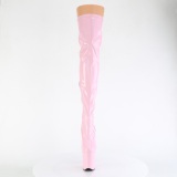 Rose 20 cm FLAMINGO-3000HWR Hologram exotic pole dance overknee boots
