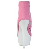 Rose Neon 15 cm DELIGHT-600SK-02 Canvas high heels chucks