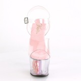 Rose transparent 18 cm SKY-308CF Exotic stripper high heel shoes