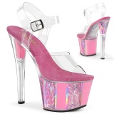 Rose transparent 18 cm SKY-308OF Exotic stripper high heel shoes