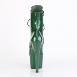 Smaragd grn glitter 18 cm kvinder hjhlede boots plateau