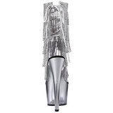 S�lv 18 cm ADORE-1017RSFT ankelst�vler til damer med frynser