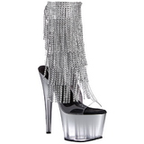 S�lv 18 cm ADORE-1017RSFT ankelst�vler til damer med frynser