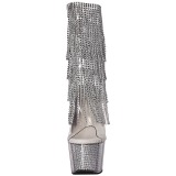 S�lv 18 cm ADORE-1017SRS ankelst�vler til damer med frynser