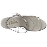 S�lv 18 cm ADORE-708SRS H�jh�lede Sandaler Strass Plateau