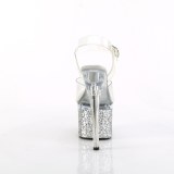 S�lv 18 cm ESTEEM-708LG glitter h�jh�lede plateausko