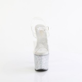 Slv 18 cm LOVESICK-708SG glitter plateau sandaler sko