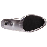 S�lv 18 cm STARDUST-708T Plateau H�jh�lede Sandaler Sko