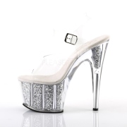 S�lv glimmer 18 cm Pleaser ADORE-708G poledance sandaler