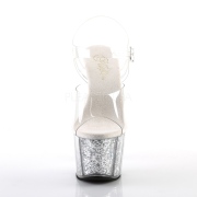 S�lv glimmer 18 cm Pleaser ADORE-708G poledance sandaler