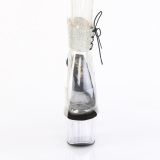 Sort 18 cm ADORE-791-2RS gennemsigtige plateau h�je h�le med ankelremme