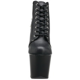 Sort 18 cm FEARLESS-700-28 ankelst�vler damer med plateaus�l