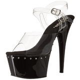 Sort 18 cm Pleaser ADORE-708LS H�je H�le Plateau