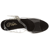 Sort 18 cm Pleaser ADORE-708LS H�je H�le Plateau