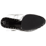Sort 18 cm Pleaser ADORE-708LS H�je H�le Plateau