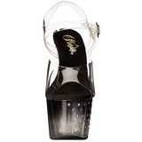 Sort 18 cm STARDUST-708T Plateau H�jh�lede Sandaler Sko