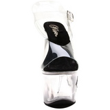 Sort 18 cm TIPJAR-708-5 stripper sandaler poledance sko