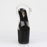 Sort 20 cm RAZZLE-808WR h�jh�lede sandaler - pole dance sandaler