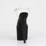 Sort 20 cm RAZZLE-808WR h�jh�lede sandaler - pole dance sandaler