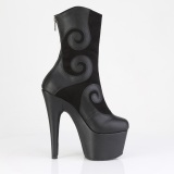 Sort ADORE 18 cm kvinder h�jh�lede boots plateau
