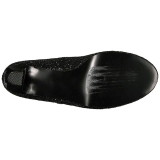 Sort Glimmer 10 cm QUEEN-01 store st�rrelser pumps sko