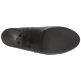 Sort Kunstl�der 11,5 cm PINUP-01 store st�rrelser pumps sko