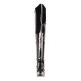 Sort Lak 10,5 cm VANITY-3010 overknee st�vler med h�l til M�nd