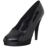 Sort Lak 11,5 cm FLAIR-480 dame pumps til m�nd