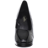 Sort Lak 11,5 cm FLAIR-480 dame pumps til m�nd