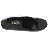 Sort Lak 11,5 cm FLAIR-480 dame pumps til m�nd