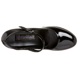 Sort Lak 11 cm MARYJANE-50 Mary Jane H�je H�le Pumps Plateau
