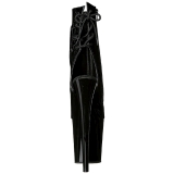 Sort Lak 20 cm Pleaser FLAMINGO-1018 Plateau Ankelst�vler