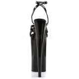 Sort Lak 25,5 cm Pleaser BEYOND-012 H�je H�le Plateau