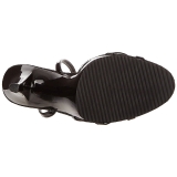 Sort Lakeret 12 cm FLAIR-436 højhælet sko til kvinder