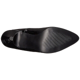 Sort Lakl�der 10 cm DREAM-428 store st�rrelser pumps sko