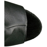 Sort Mat 20 cm Pleaser FLAMINGO-1018 Plateau Ankelst�vler
