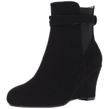 Sort Ruskinds 7,5 cm KIMBERLY-102 store st�rrelser ankelst�vler dame