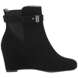 Sort Ruskinds 7,5 cm KIMBERLY-102 store st�rrelser ankelst�vler dame